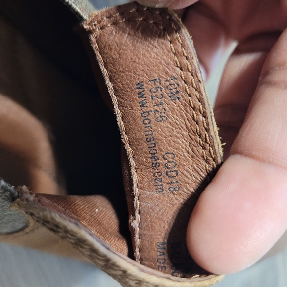 Born Womens Dallia Rust Tobacco Distressed Suede Ankle Bootie 10 Brown Slip On - Picture 9 of 9